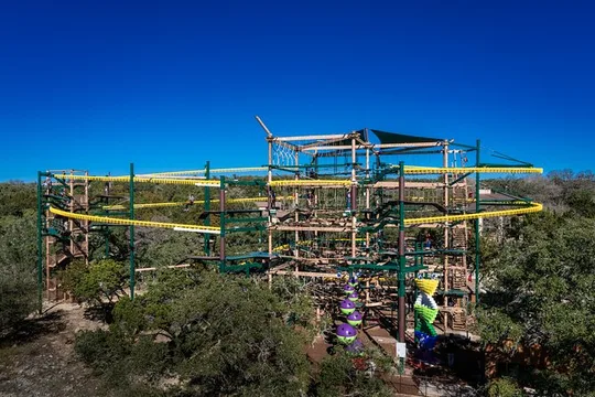 Natural Bridge Caverns Twisted Trails Zip Rails and Ropes Course