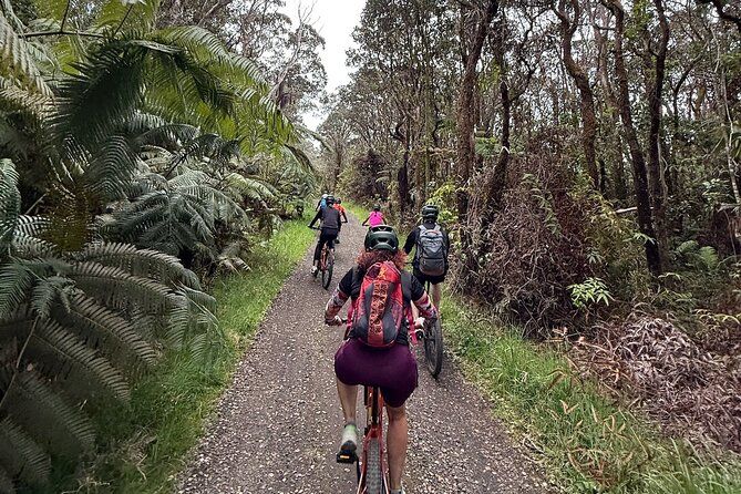 E Bike Volcanoes National Park Tour