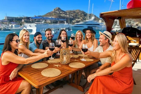 Cabo Sunset Dinner Cruise Gourmet Dining and Premium Drinks