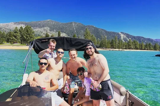 Emerald Bay private boat tour for up to six guests 90 minutes
