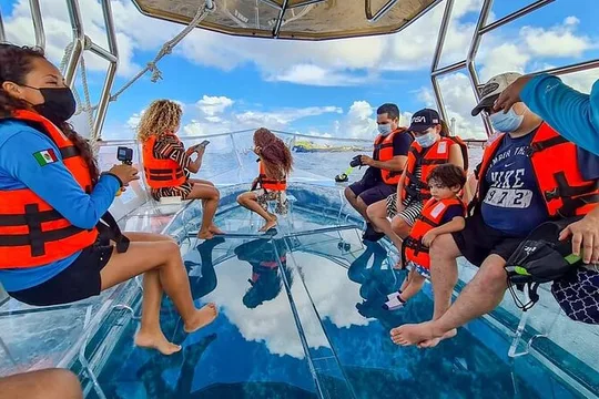 Transparent Boat Cabo San Lucas Arch and Playa del Amor