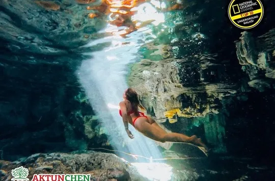 Cenote River Underground Aktun Chen