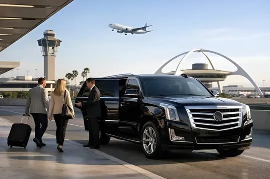 Private LAX transfer to Santa Monica, Beverly Hills, Hollywood