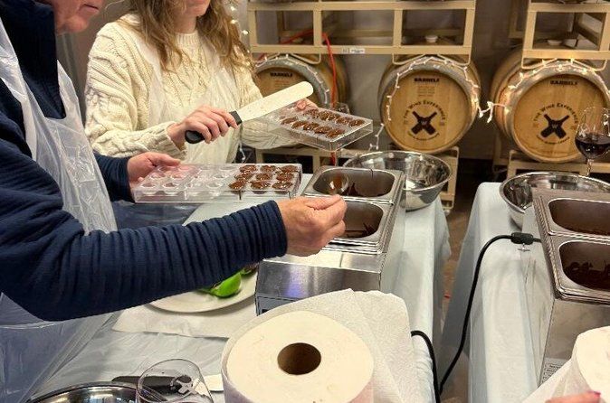 Chocolates and Cheers Chocolate Making and Optional Wine Tasting