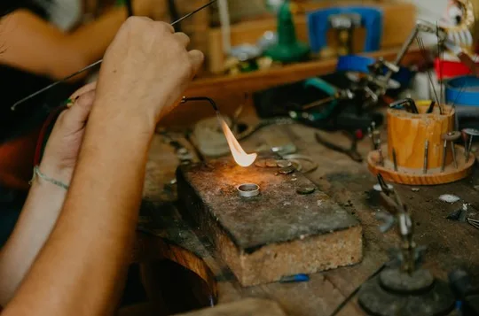Create your own Silver Ring with Mexican Opal
