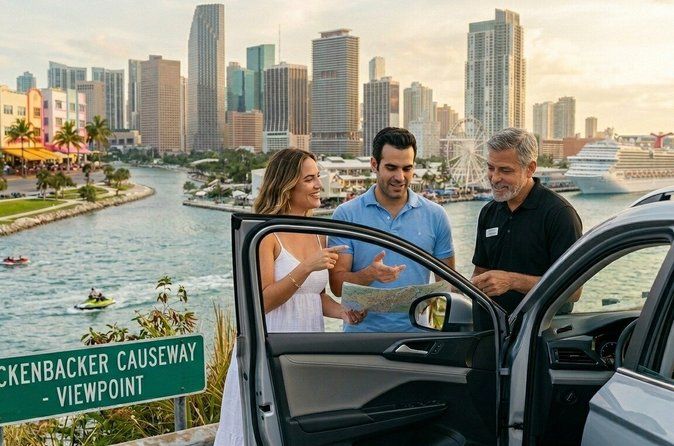 Private Car Rent with Driver 3 to 6 Hours in Miami Area