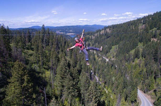 Lake Coeur d'Alene Zipline Tour