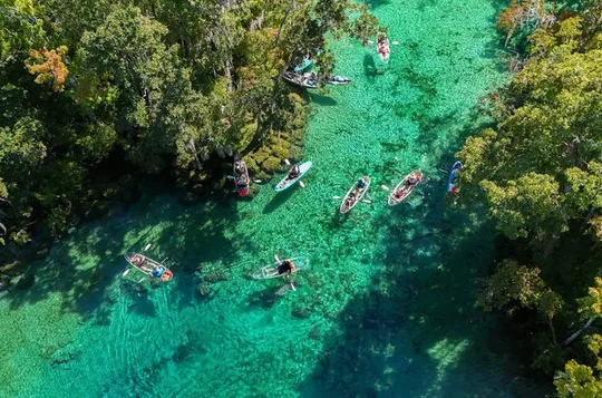 Clear Kayak Three Sisters Springs Guided Summer Swim Tour
