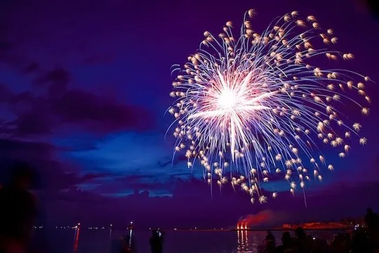 Private Sunset and Fireworks Dolphin Tour (Up to 6 Passengers)