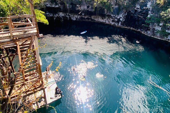 Open Cenote Bike and Swim Tour in the Jungle