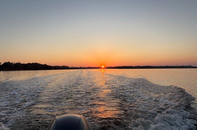 Private Evening Boat Cruise Around Remote Tidal Salt Marsh