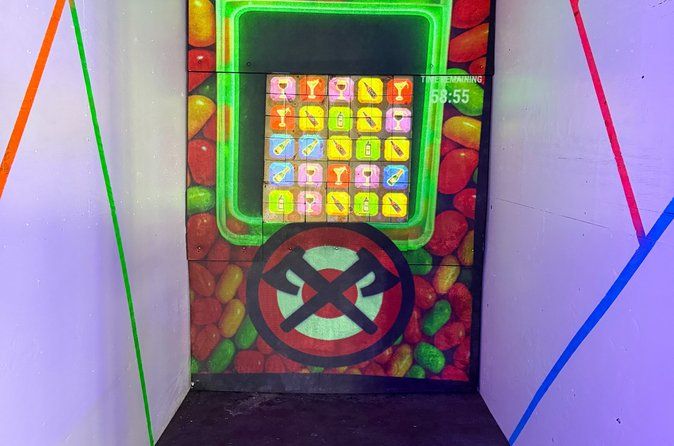 Glow In The Dark Axe Throwing Experience in Daytona Beach