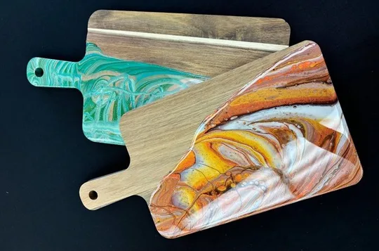 Deluxe Charcuterie Fluid Art Experience