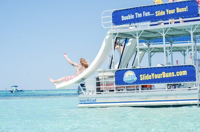 14-Person Destin Double-Decker Pontoon Rental with 2 Slides