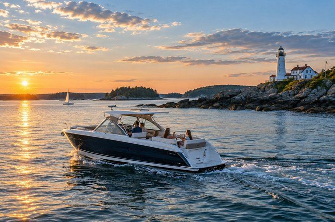 Portland ME: Casco Bay Boat Tour w/ Island Yoga + Mimosas or Wine