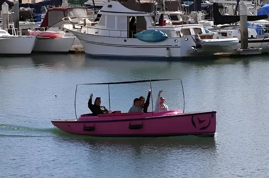 Pink Fantail E-boat Rental in Ventura