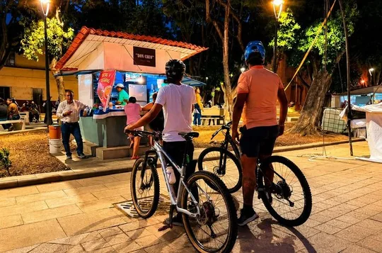 Local Oaxaca Street Food Bike Tour