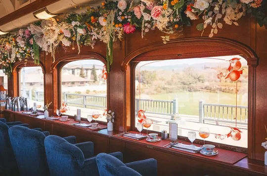 Napa Valley Wine Train Afternoon Tea and Chandon Collab