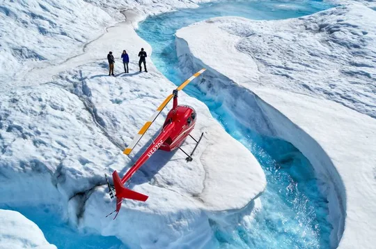 Helikopterrundflug über die Gletscher Alaskas mit 2 Landungen für 90 Minuten