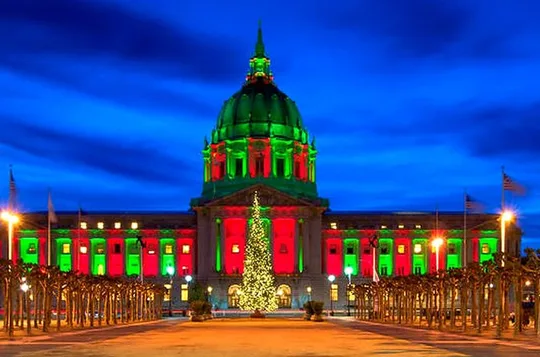 San Francisco Holiday Lights Tour by Open-top Bus with Live Guide
