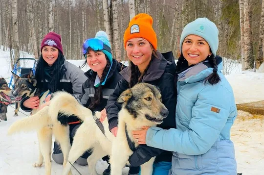 Dog Sled and Snowmobile Combo Experience in Willow Alaska