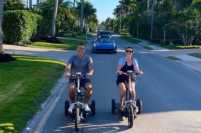 Private Trike and Moped Tour of Downtown Naples Florida