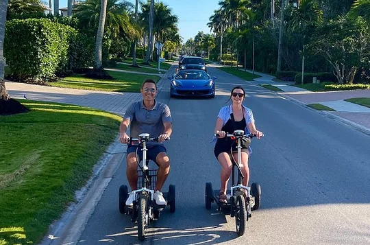 Private Trike and Moped Tour of Downtown Naples Florida