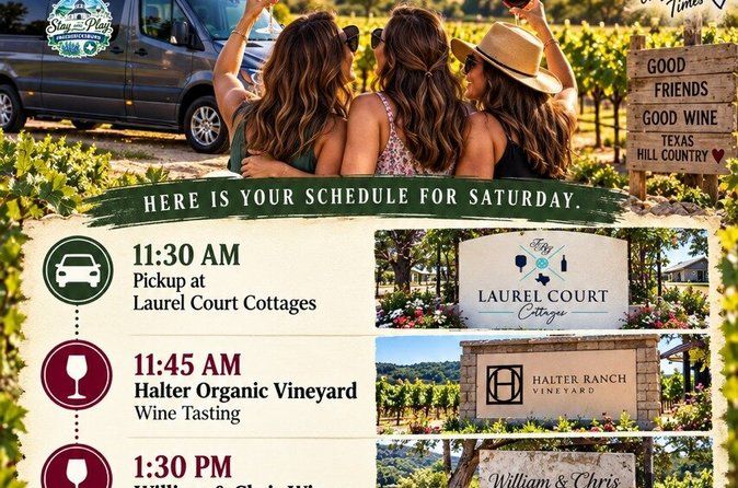 Tour enologico privato di un'intera giornata a Fredericksburg