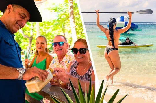 Cozumel Tequila and Chocolate Tour with Drink and Beach Day Pass