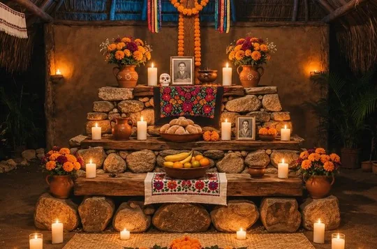 Day of the Dead, Mayan traditions