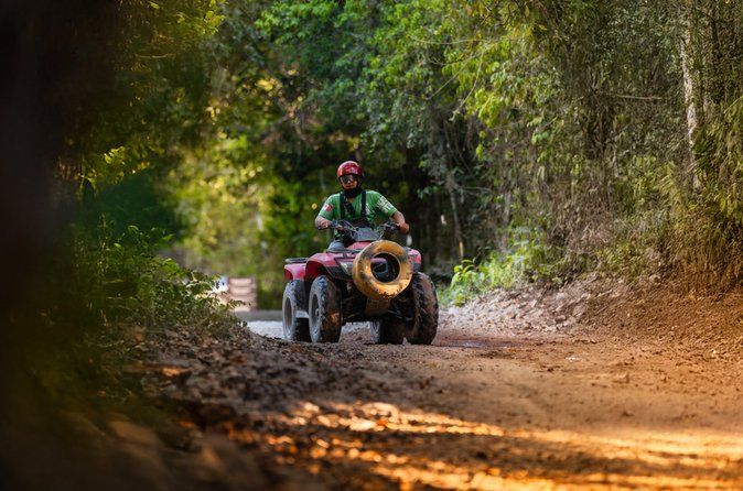 Cancun ATV Adventure Ziplines Cenote and Tequila Tasting