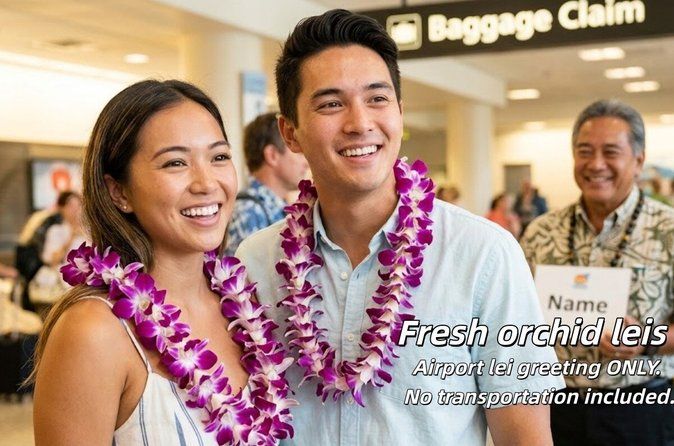 Honolulu Airport Lei Greeting welcome Service