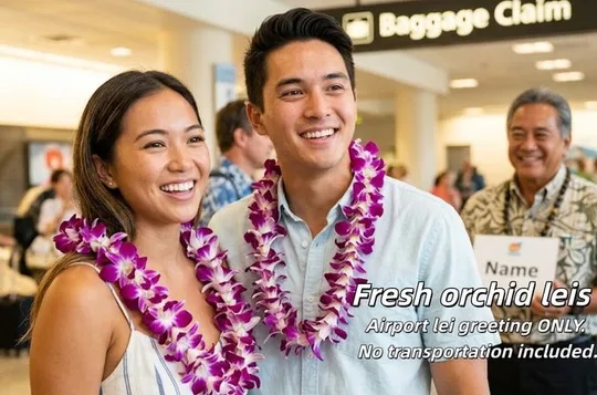 Honolulu Airport Lei Greeting welcome Service