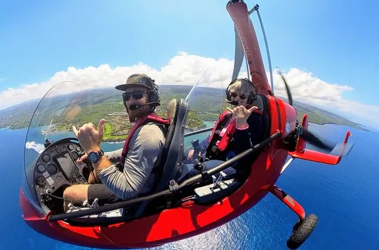 Gyroplane Flight Experience Over Kona