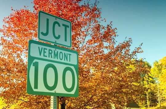 Ruta panorámica 100 de Vermont: audioguía para recorrer la zona. Comienza en Wilmington, Vermont.