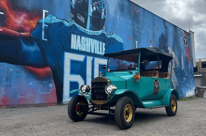 Nashville Model T Golf Cart Murals and Instagram Photo Tour