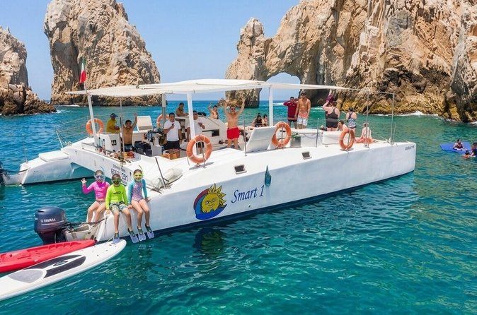 Cabo Catamaran: The Arch, Santa Maria Snorkel & Open Bar